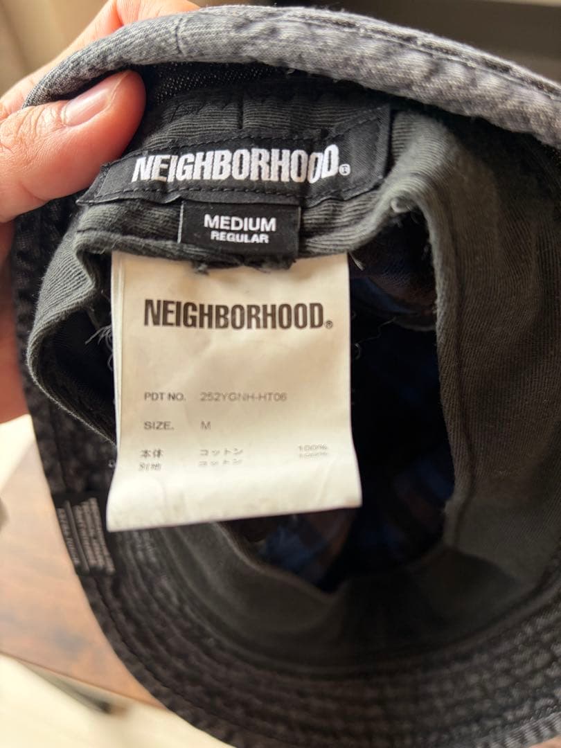【新品未使用】　NEIGHBORHOOD バケットハット 黒　M
