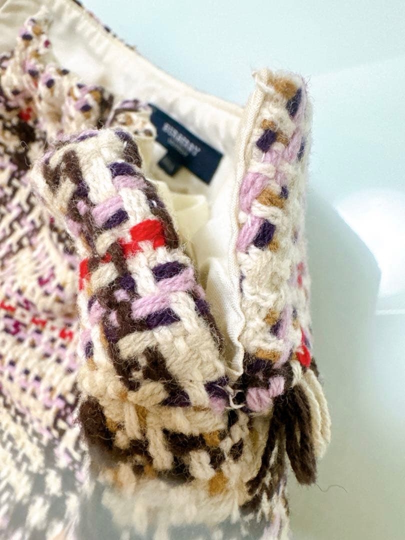 Burberry ツイードジャケットスカートセット
