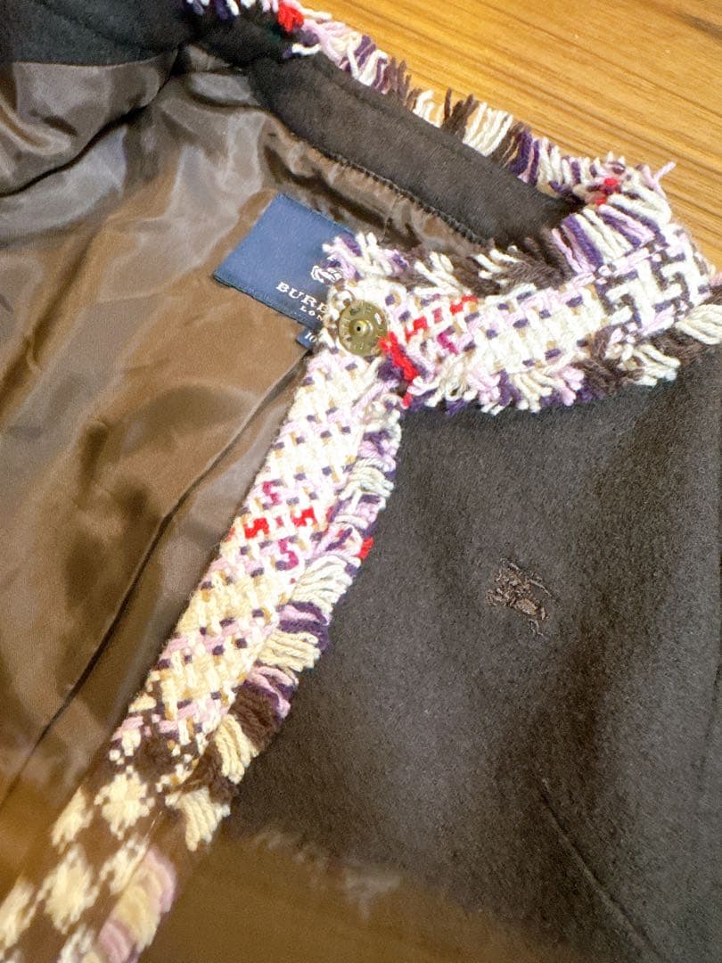 Burberry ツイードジャケットスカートセット