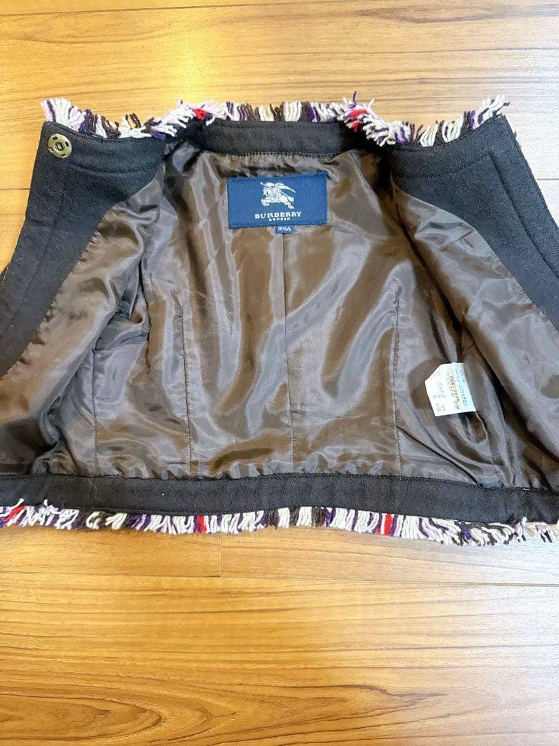 Burberry ツイードジャケットスカートセット