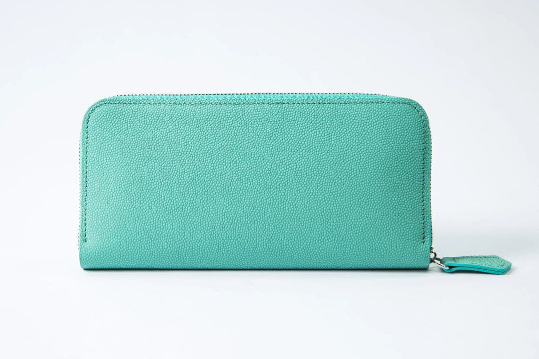 [新進工房] 極小長財布バタール-キャビアスキンレザー