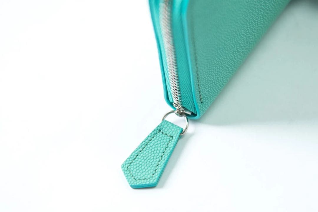 [新進工房] 極小長財布バタール-キャビアスキンレザー