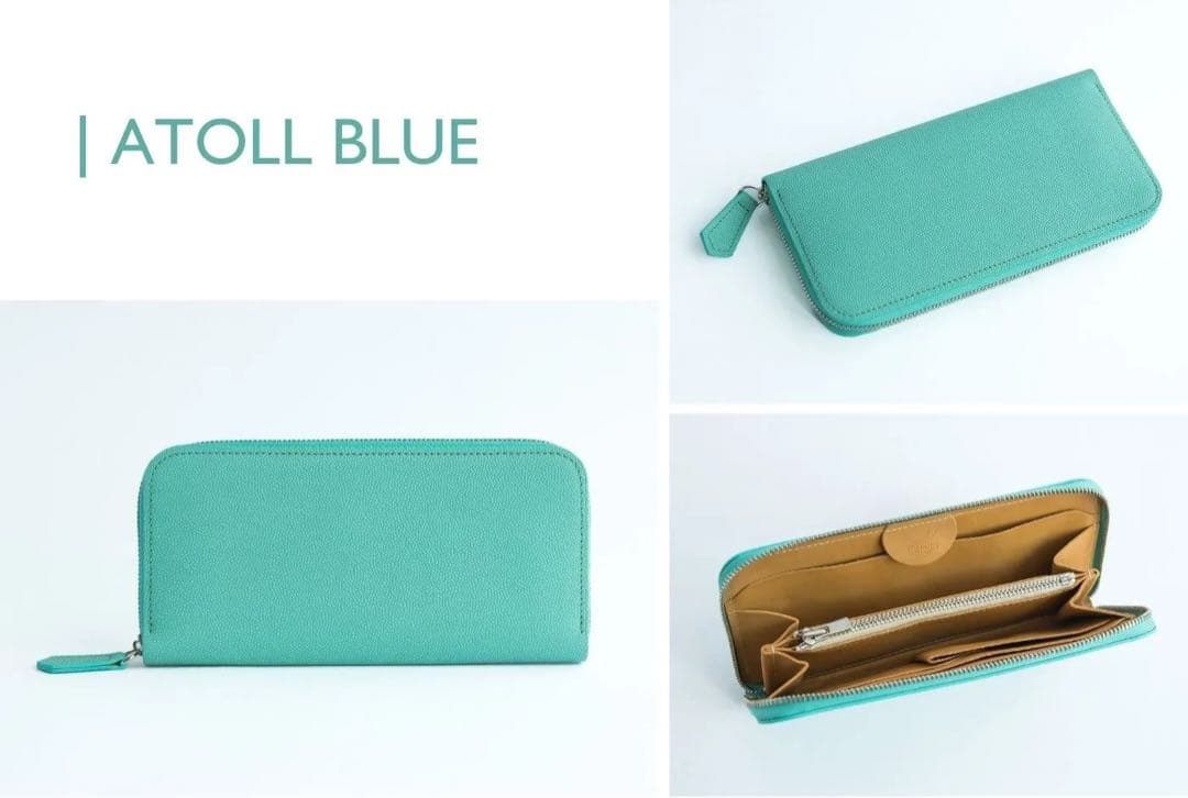 [新進工房] 極小長財布バタール-キャビアスキンレザー