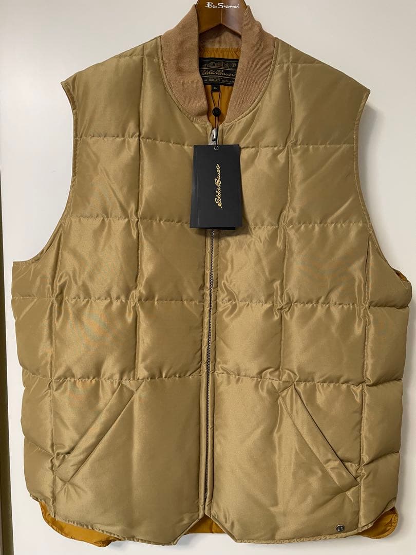 新品 エディバウアー ブラックタグ カナディアンベスト ダウン　USAプレミアム