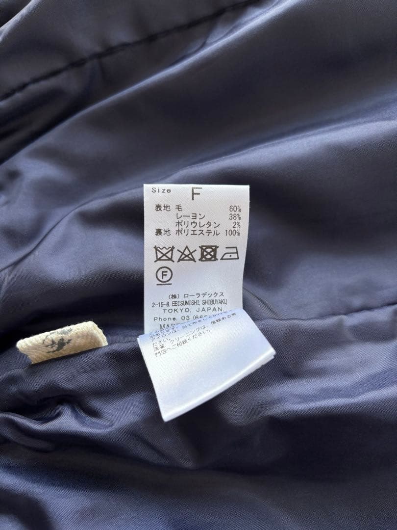 フィルデフェール◇ FIL DE FER ウール レーヨン ジョーゼットパンツ