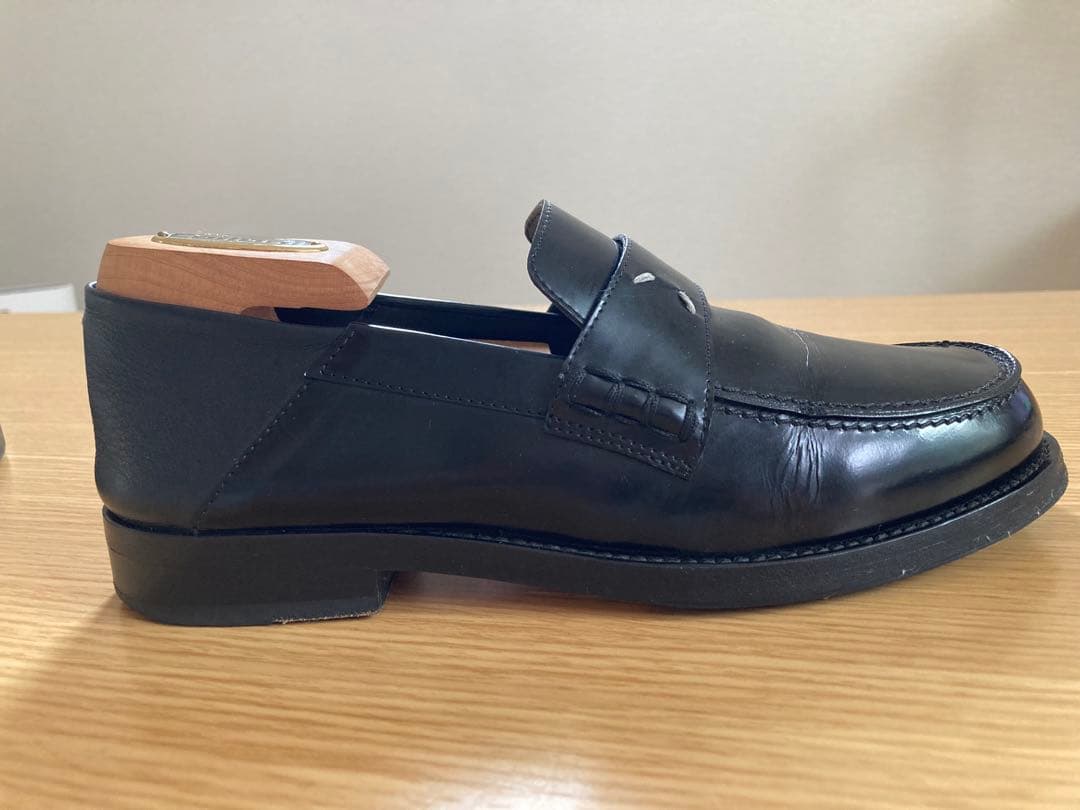 あんしん鑑定◎マルジェラローファー /黒 /普段23.5着用でちょうどのサイズ