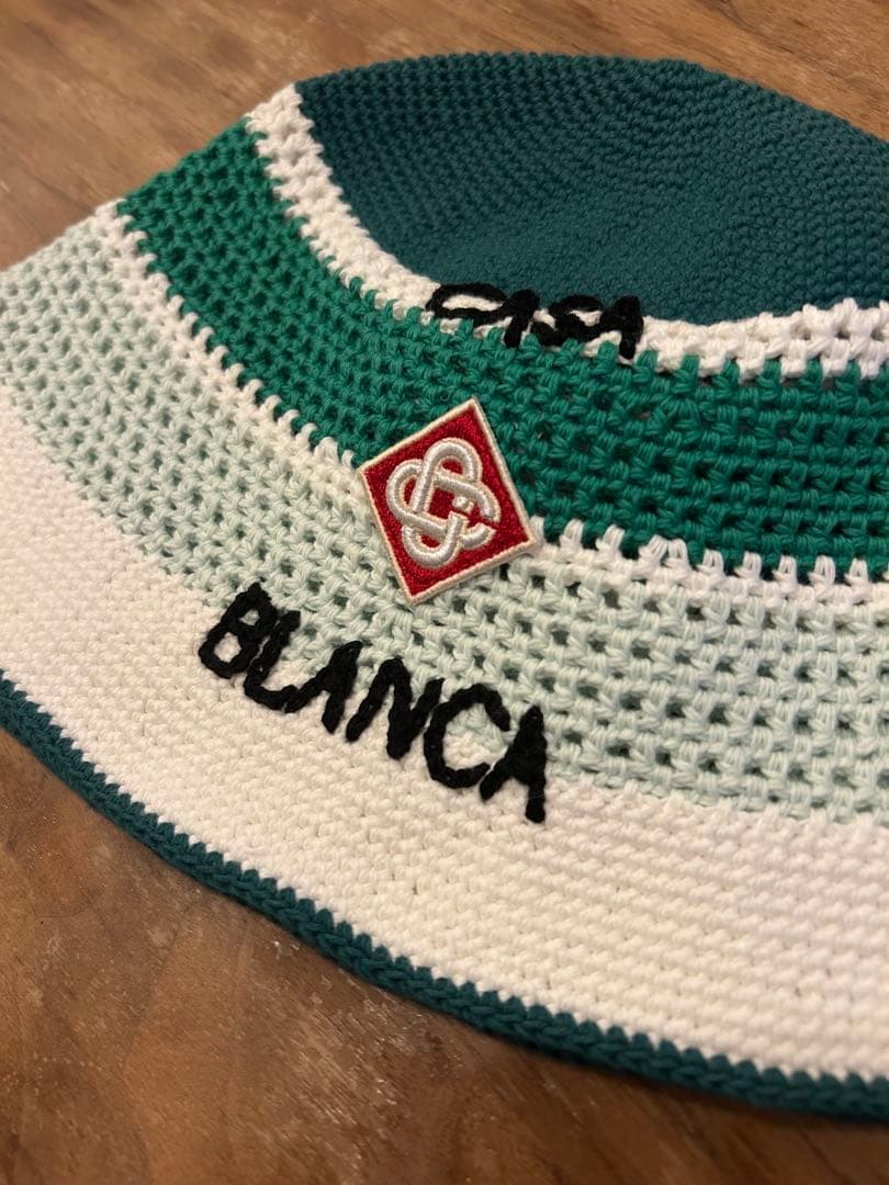 CASABLANCA ニットバケットハット　カサブランカ