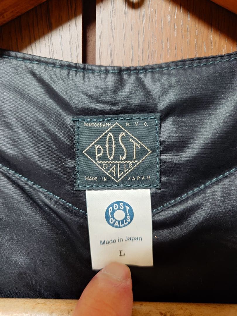 POST O'ALLS  TRAVELER ブラック L