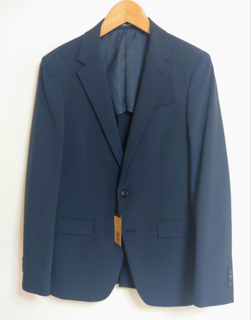 【新品、未使用】COMME CA MEN ネイビー ビジネススーツ