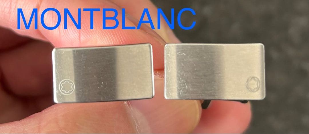 MONTBLANC ステンレスカフリンクス