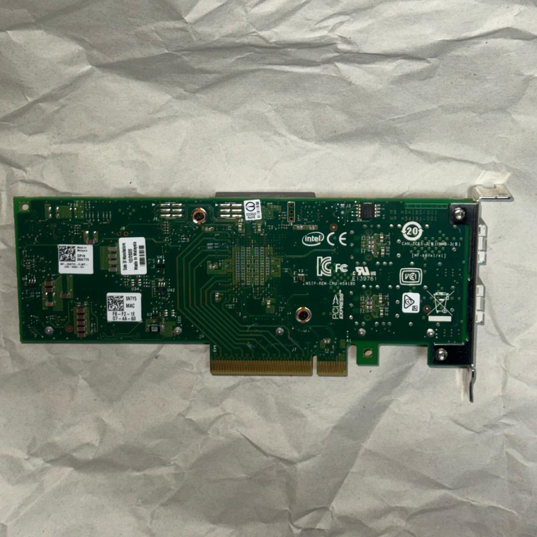 拡張カード X710-DA2 PCIe 10GbE SFP+ Dell OEM FW9.54