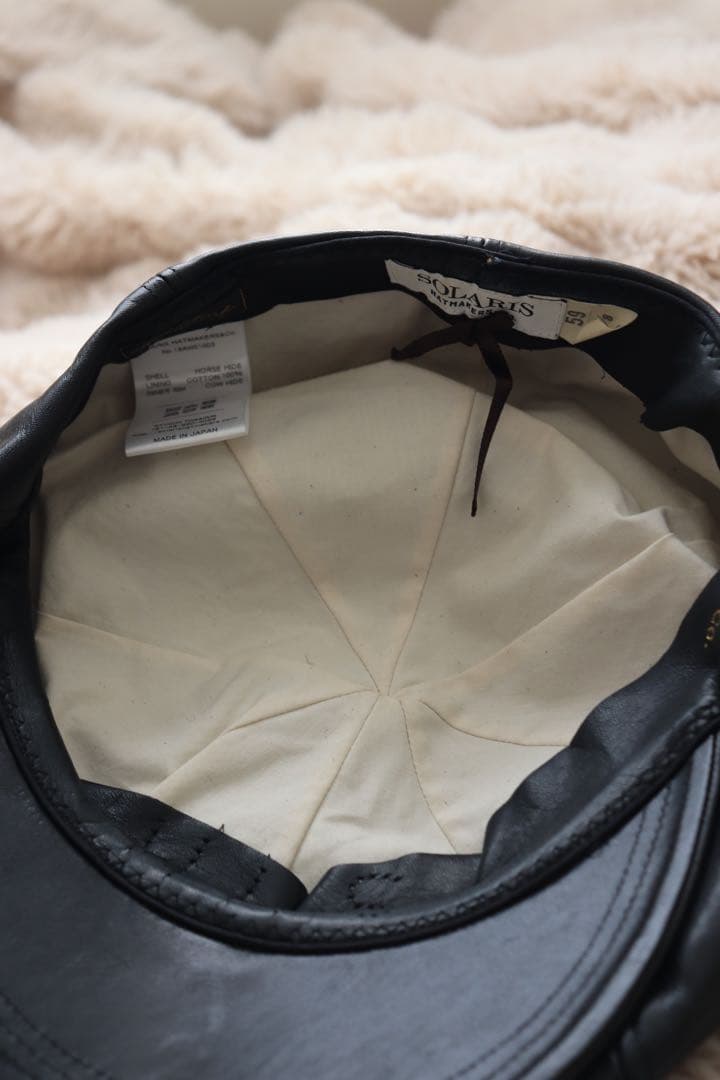 solaris キャスケット kijima auralee comoli レザー