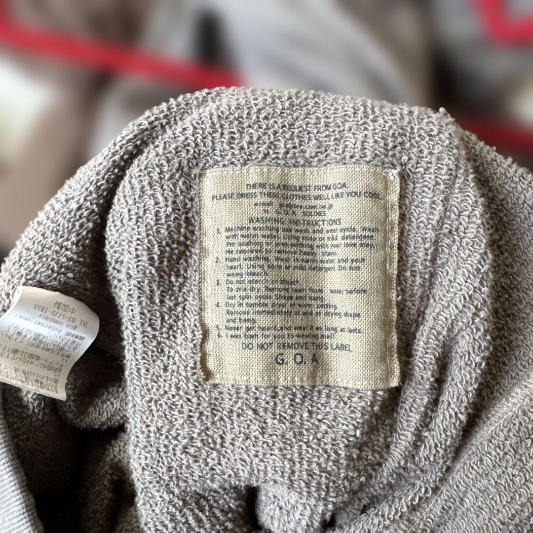 【K】goa ゴア ワークパンツ カーゴパンツ リアルファー付き カーキ系