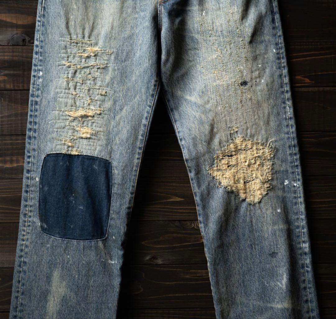 PABLO VINCI　Scratch remake denim pants　s