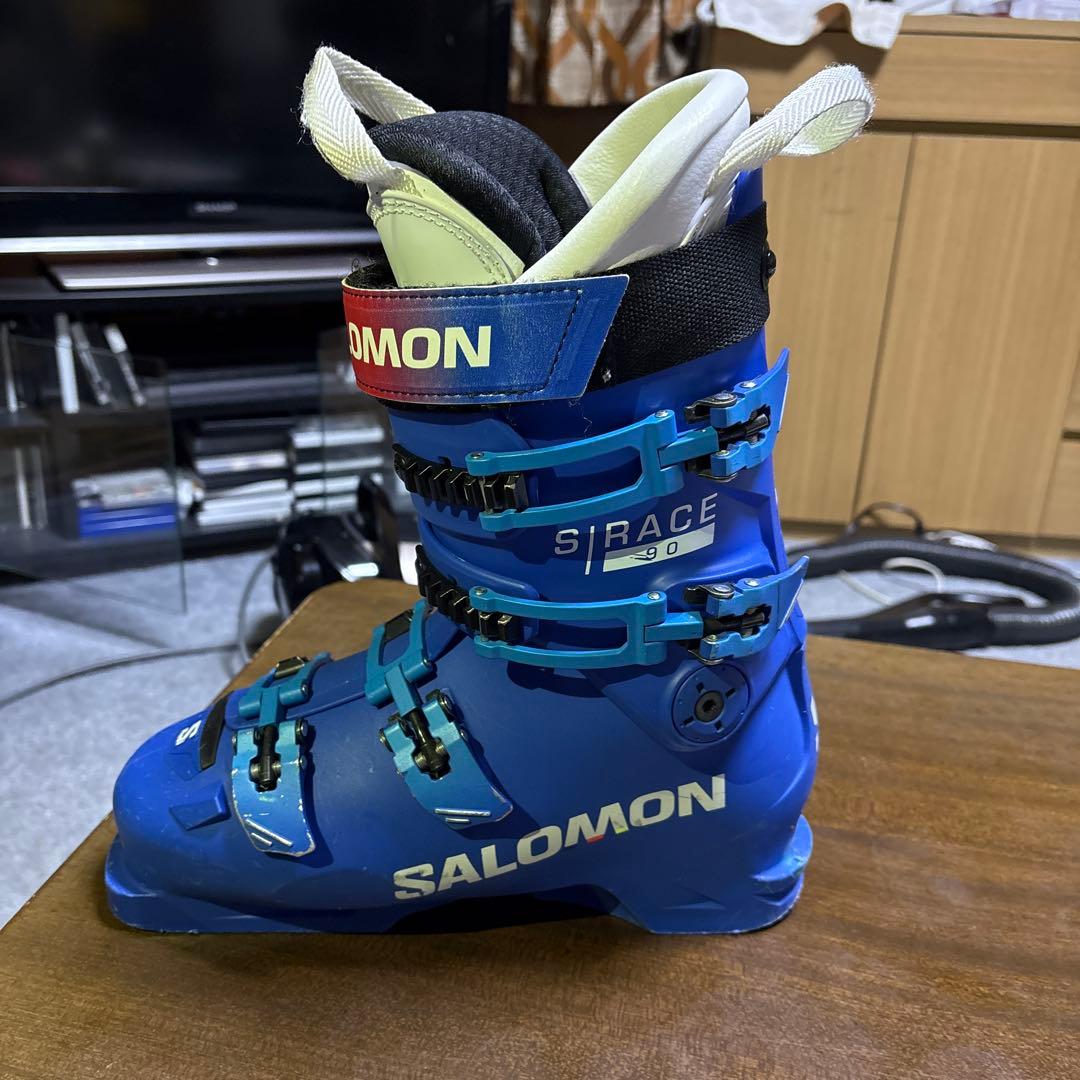 SALOMON S/RACE 90 26.5 中古ブーツ　青