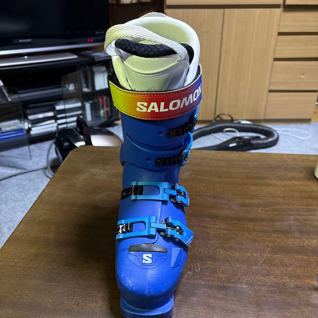 SALOMON S/RACE 90 26.5 中古ブーツ　青