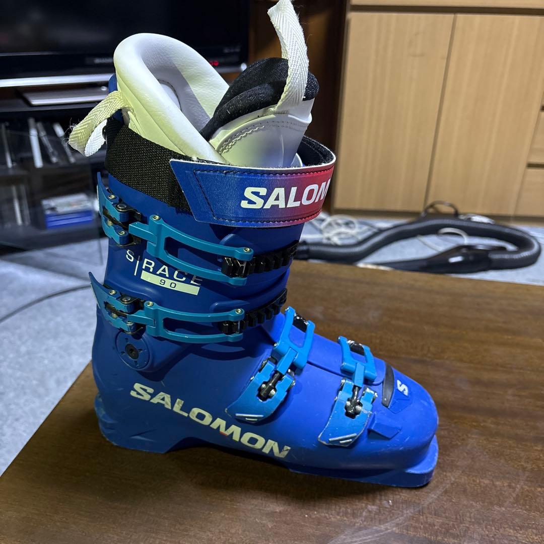 SALOMON S/RACE 90 26.5 中古ブーツ　青