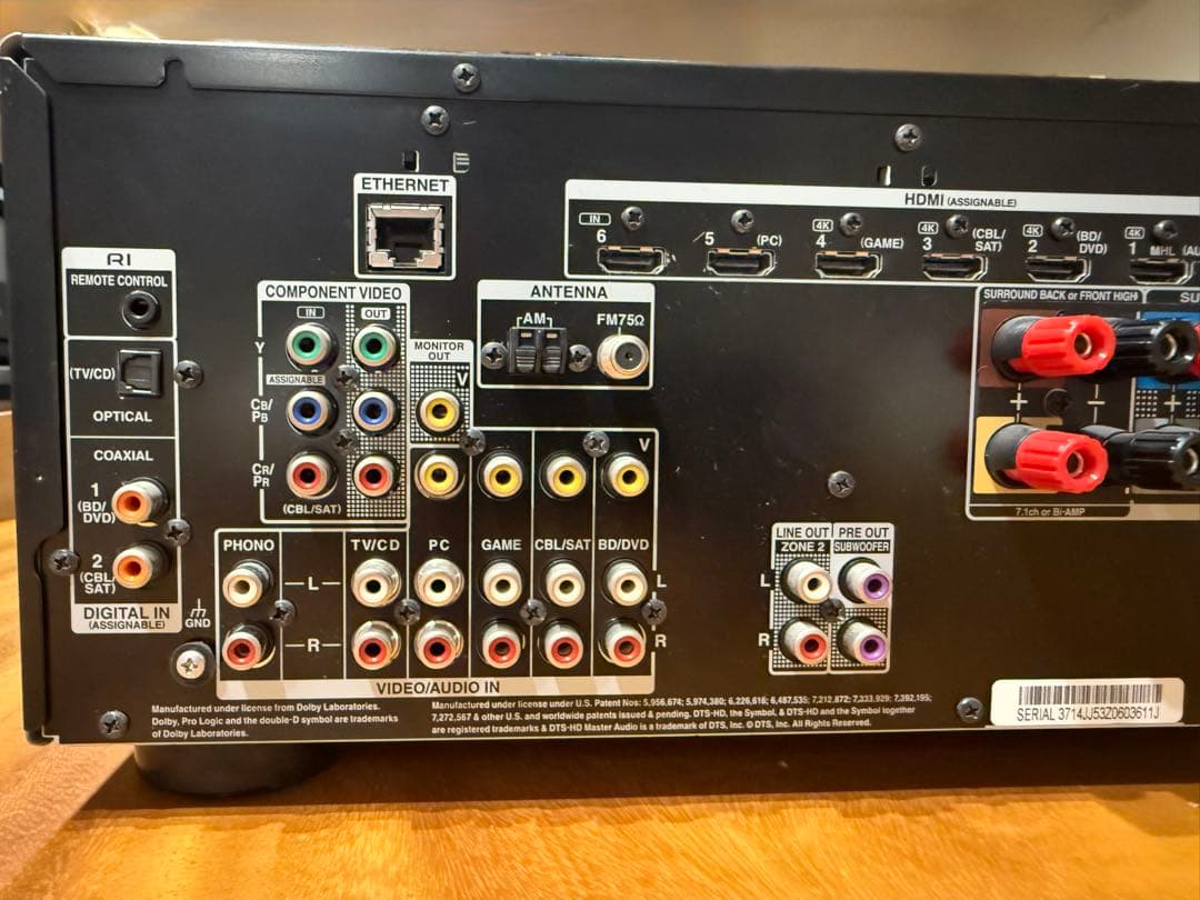 ONKYO AVアンプ TX-NR626