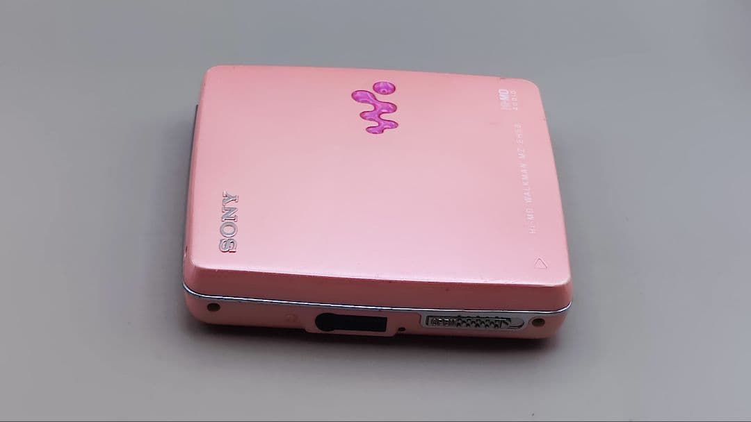 SONY MDプレーヤー ピンク MZ-EH50 充電器・イヤフォン付き