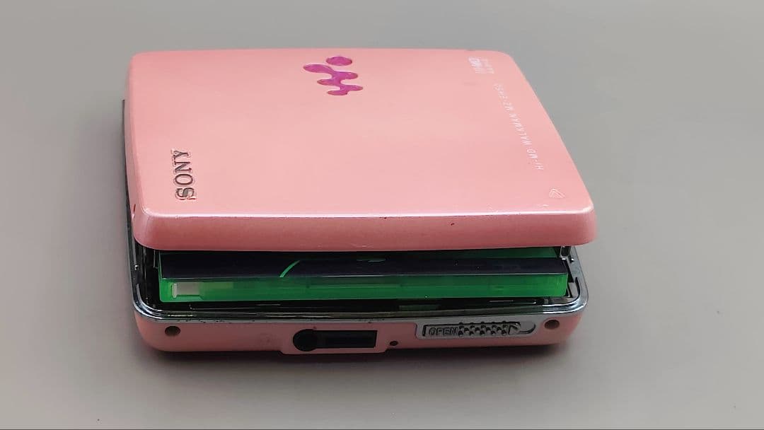SONY MDプレーヤー ピンク MZ-EH50 充電器・イヤフォン付き