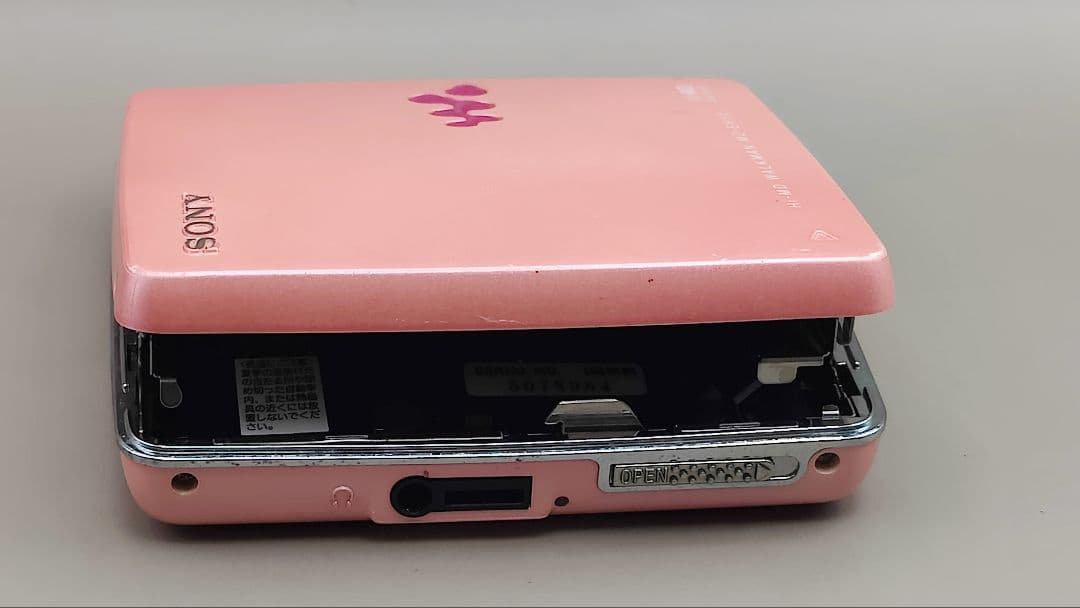 SONY MDプレーヤー ピンク MZ-EH50 充電器・イヤフォン付き