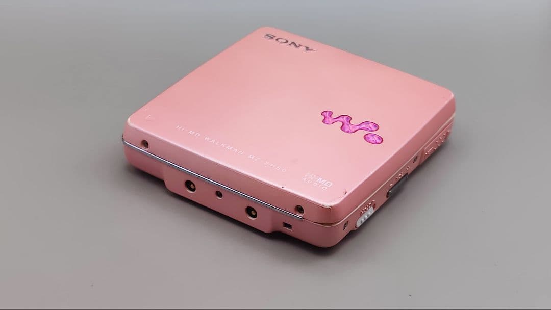 SONY MDプレーヤー ピンク MZ-EH50 充電器・イヤフォン付き