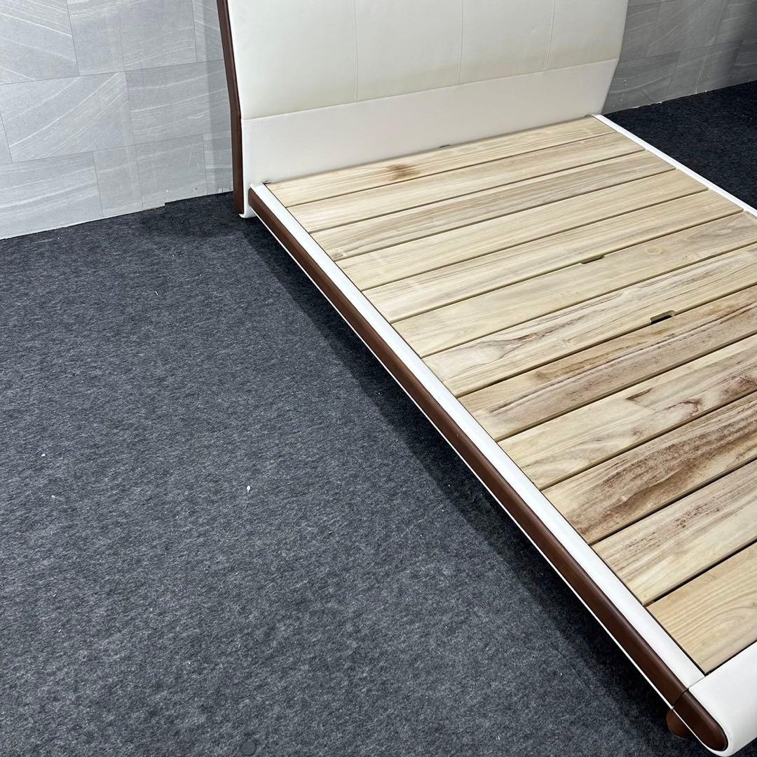 Simmons ベッドフレーム クイーンサイズ おしゃれ 家具 d3003