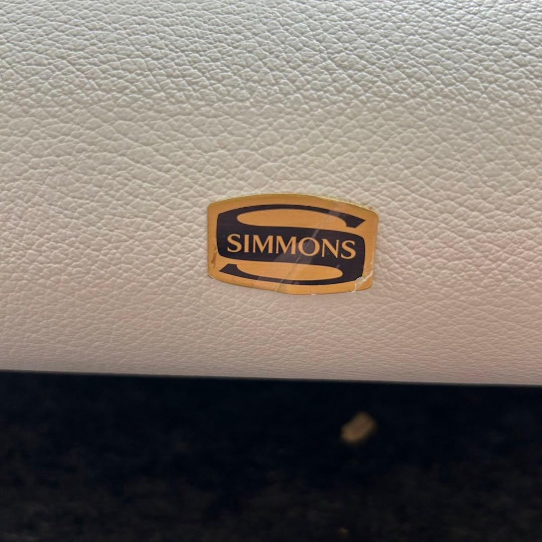 Simmons ベッドフレーム クイーンサイズ おしゃれ 家具 d3003