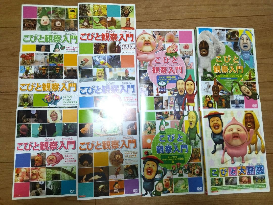 こびとずかん こびと観察入門 DVD 全10巻セット
