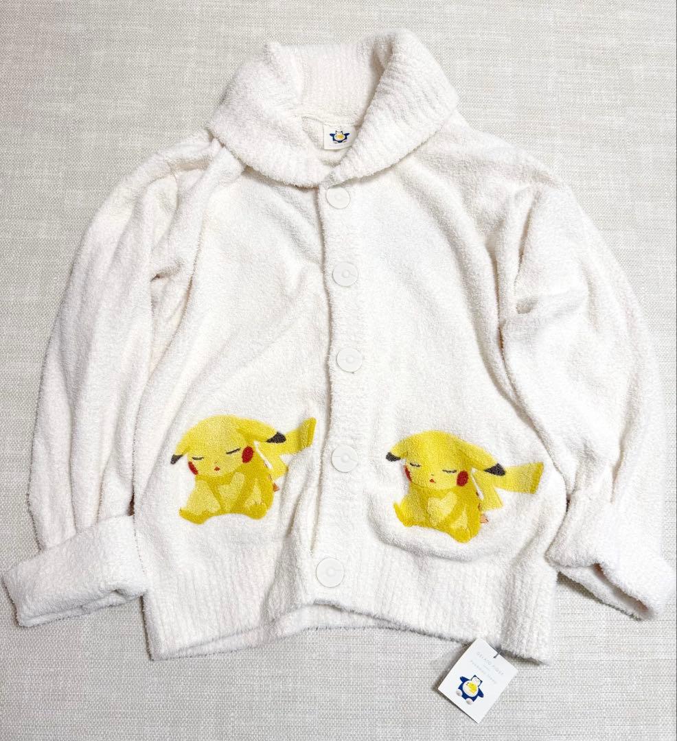 ジェラートピケ ベビモコジャガードショールカーディガン ピカチュウ M-L