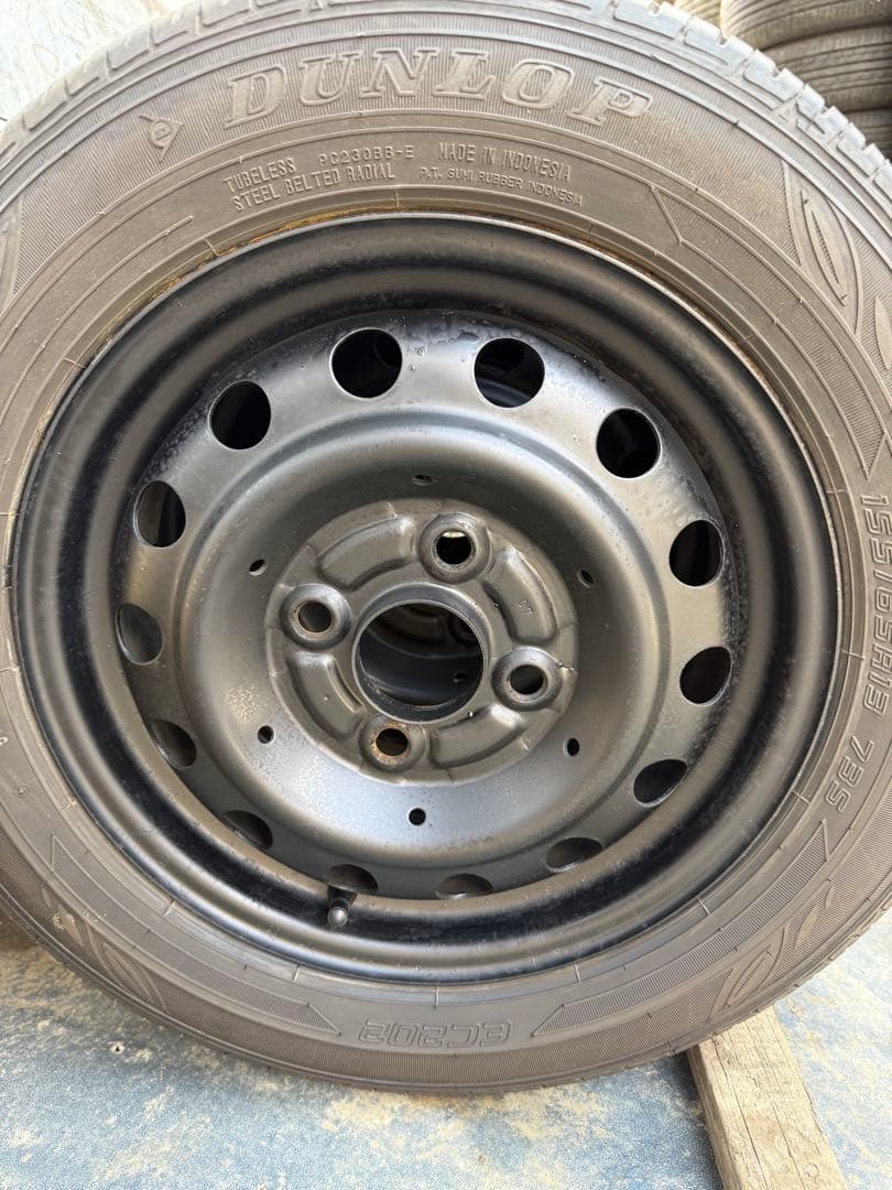 JPSサマータイヤ155／65R13 73Sスチールホイールセット深溝