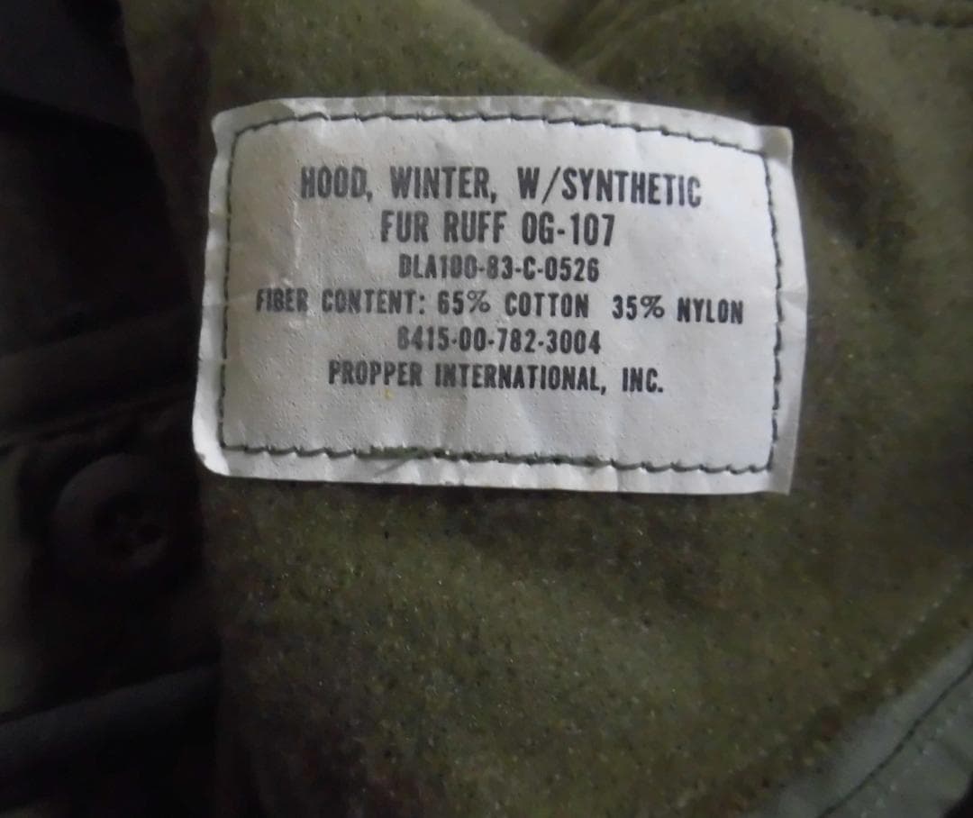 80s ビンテージ 米軍 実物 M-65 モッズコート フィッシュテールパーカー
