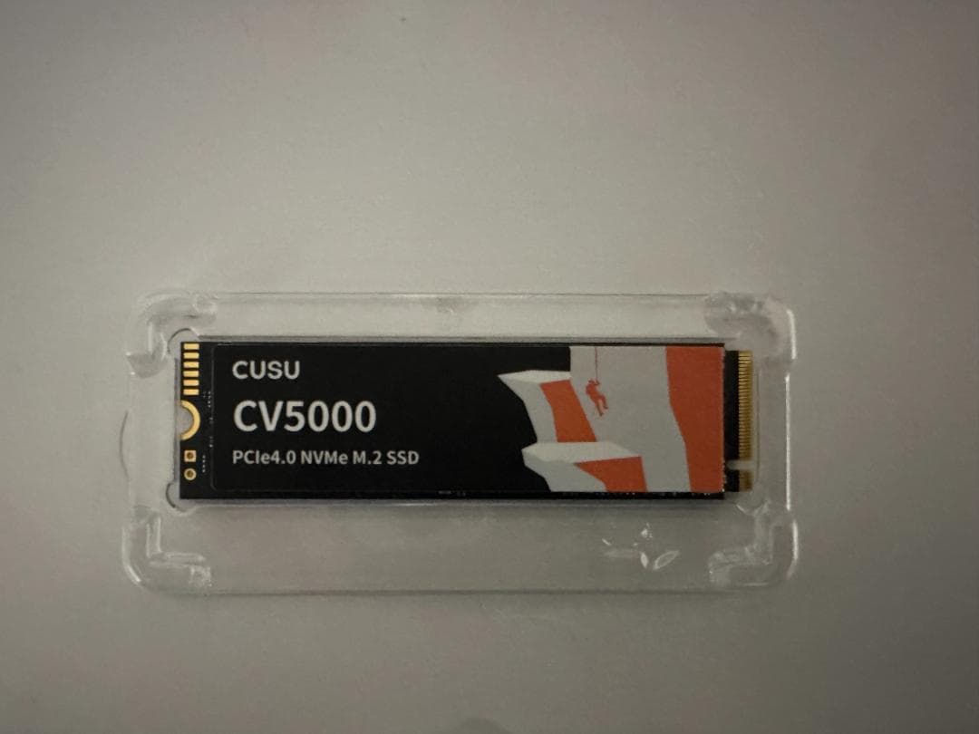 PCIe 4.0 NVMe SSD 1TB／動作確認済み