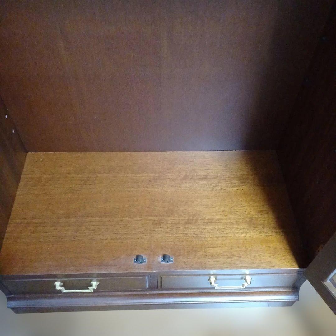 【マルニ】地中海ロイヤルシリーズ サイドボード キャビネット カップボード 飾棚