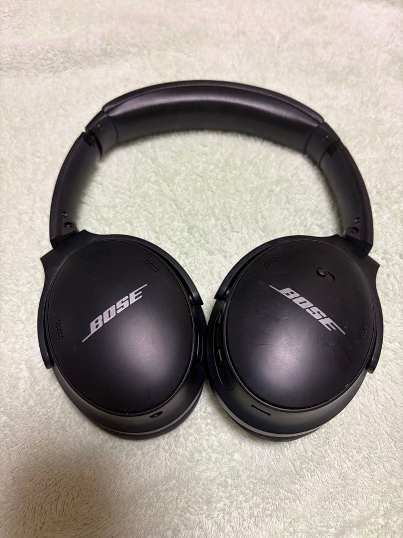 【値下げ可】BOSE ワイヤレスヘッドホン ブラック【消毒済】