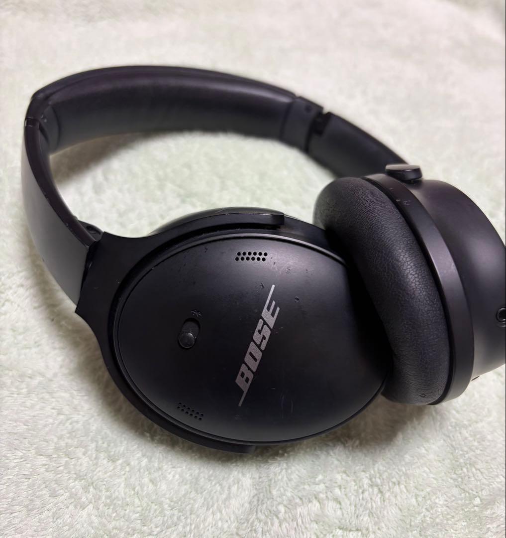 【値下げ可】BOSE ワイヤレスヘッドホン ブラック【消毒済】