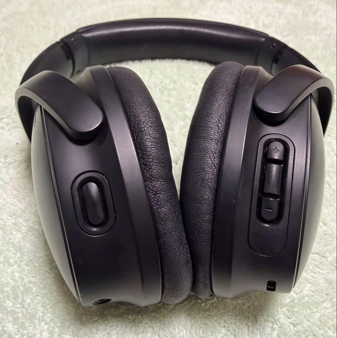 【値下げ可】BOSE ワイヤレスヘッドホン ブラック【消毒済】
