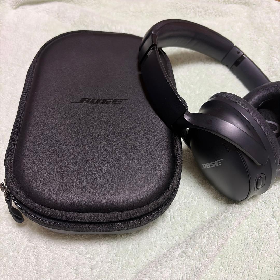 【値下げ可】BOSE ワイヤレスヘッドホン ブラック【消毒済】