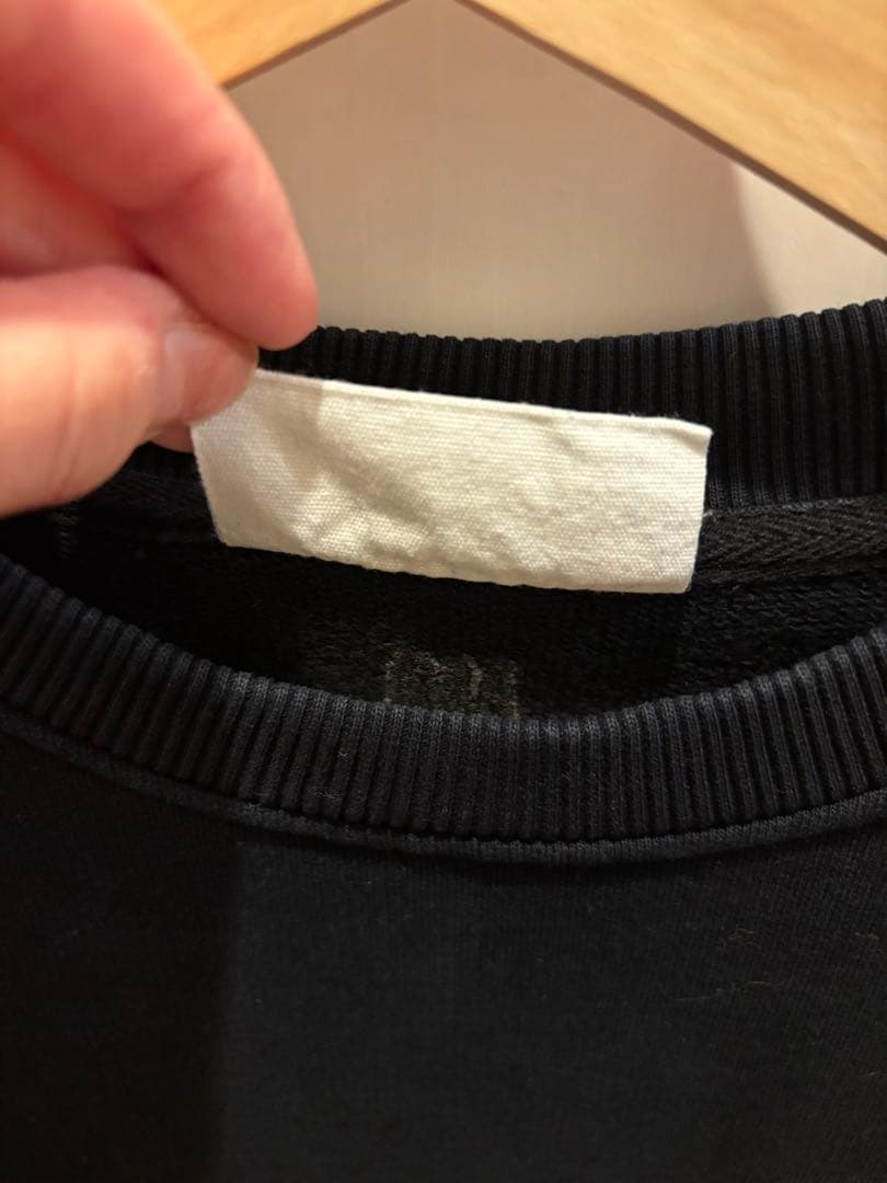 黒M アミパリス　正規品ブラックスウェット　　AMI PARIS ユニセックス