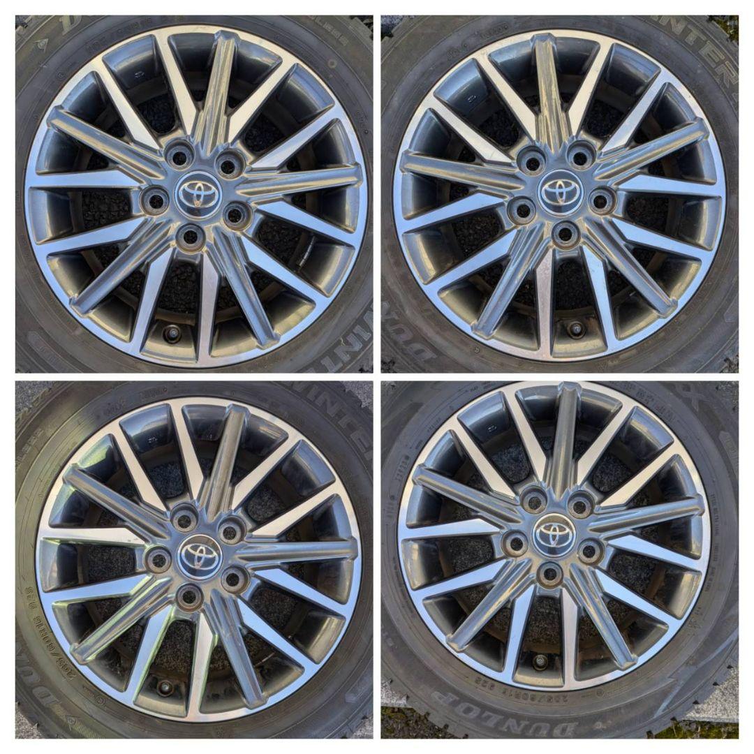 ヴォクシー純正ホイール＆23年製スタッドレス205/60R16　バリ溝