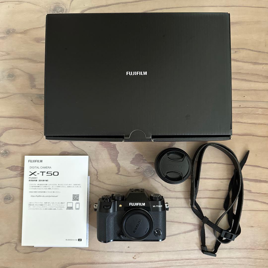 FUJIFILM X-T50 ボディXC15-45mmレンズキット　ブラック