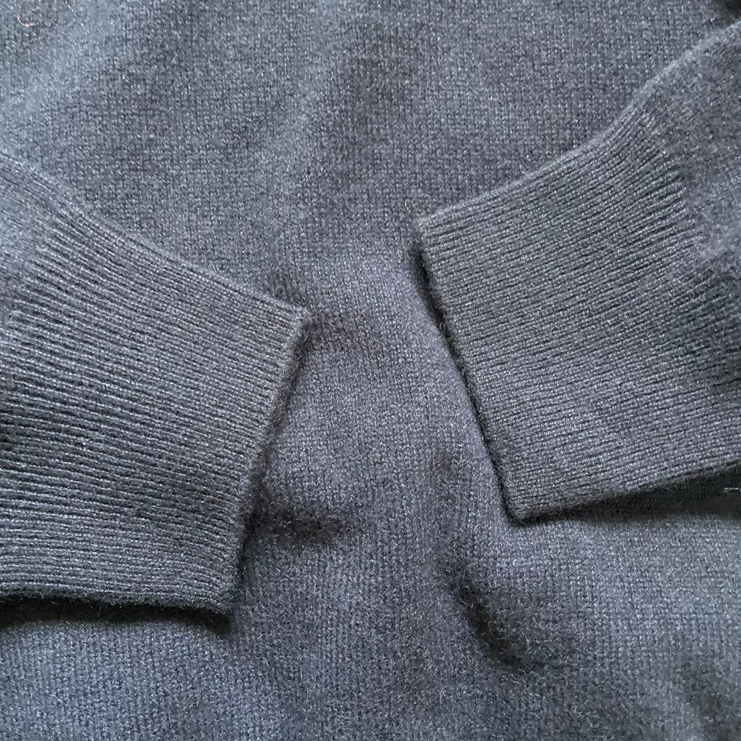 【GOBI】 カシミヤ100% ポロシャツ　ネイビー　サイズM タグ付き