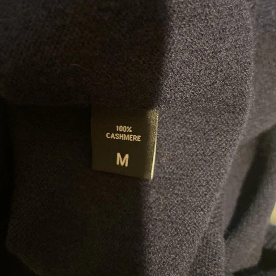 【GOBI】 カシミヤ100% ポロシャツ　ネイビー　サイズM タグ付き