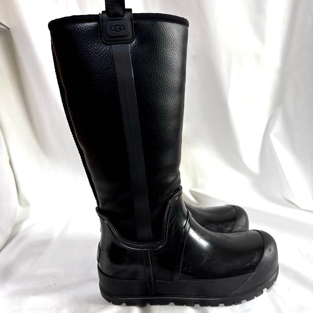 UGGアグレインクラウド トール ブラック ブーツ　スノーブーツ　レインブーツ