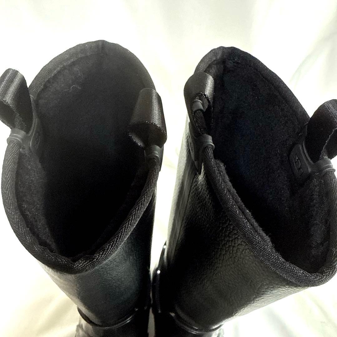 UGGアグレインクラウド トール ブラック ブーツ　スノーブーツ　レインブーツ