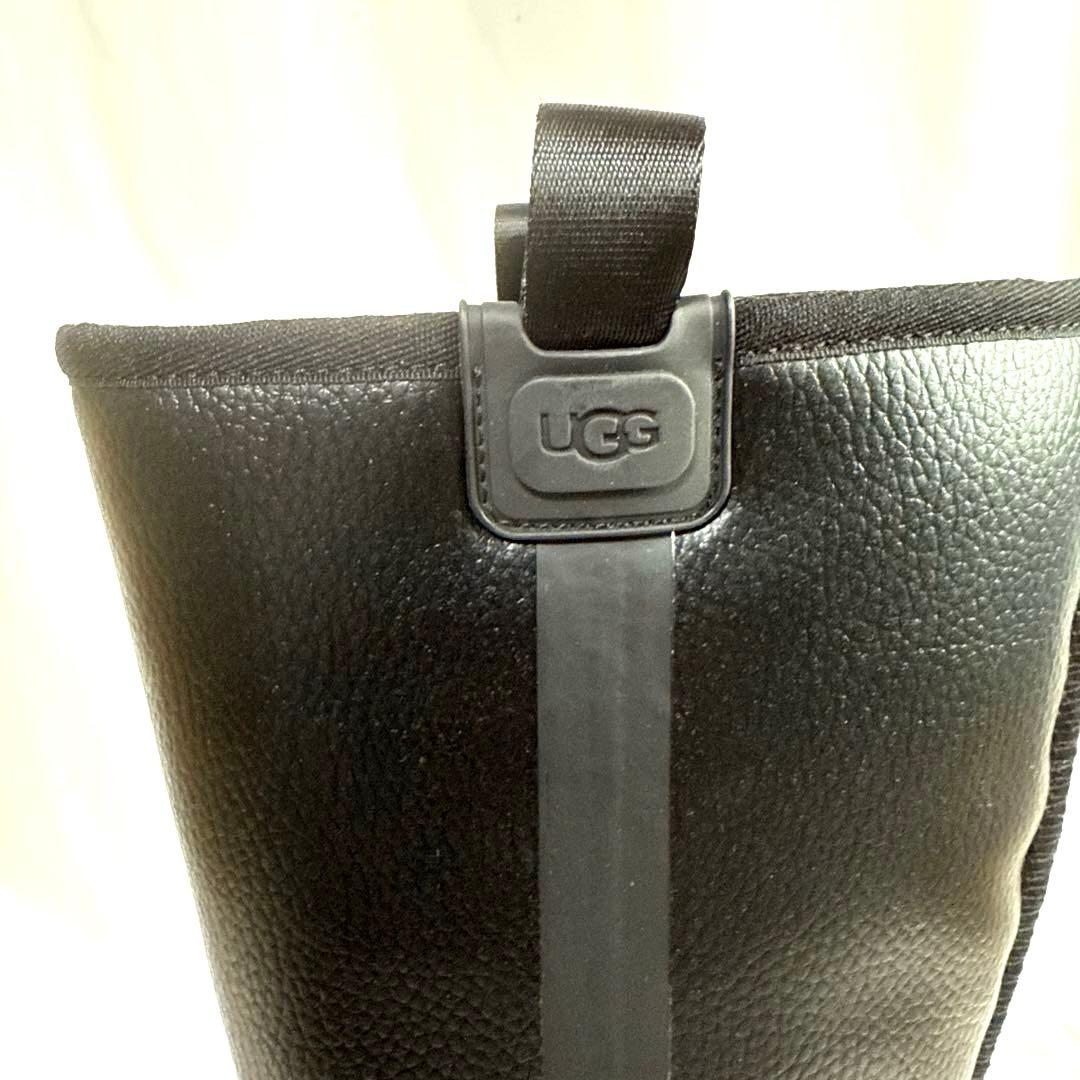 UGGアグレインクラウド トール ブラック ブーツ　スノーブーツ　レインブーツ