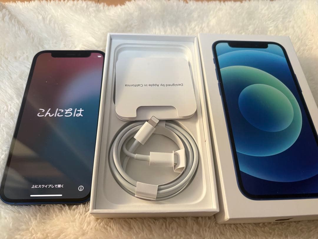 Apple iPhone 12 mini ブルー本体 箱付き