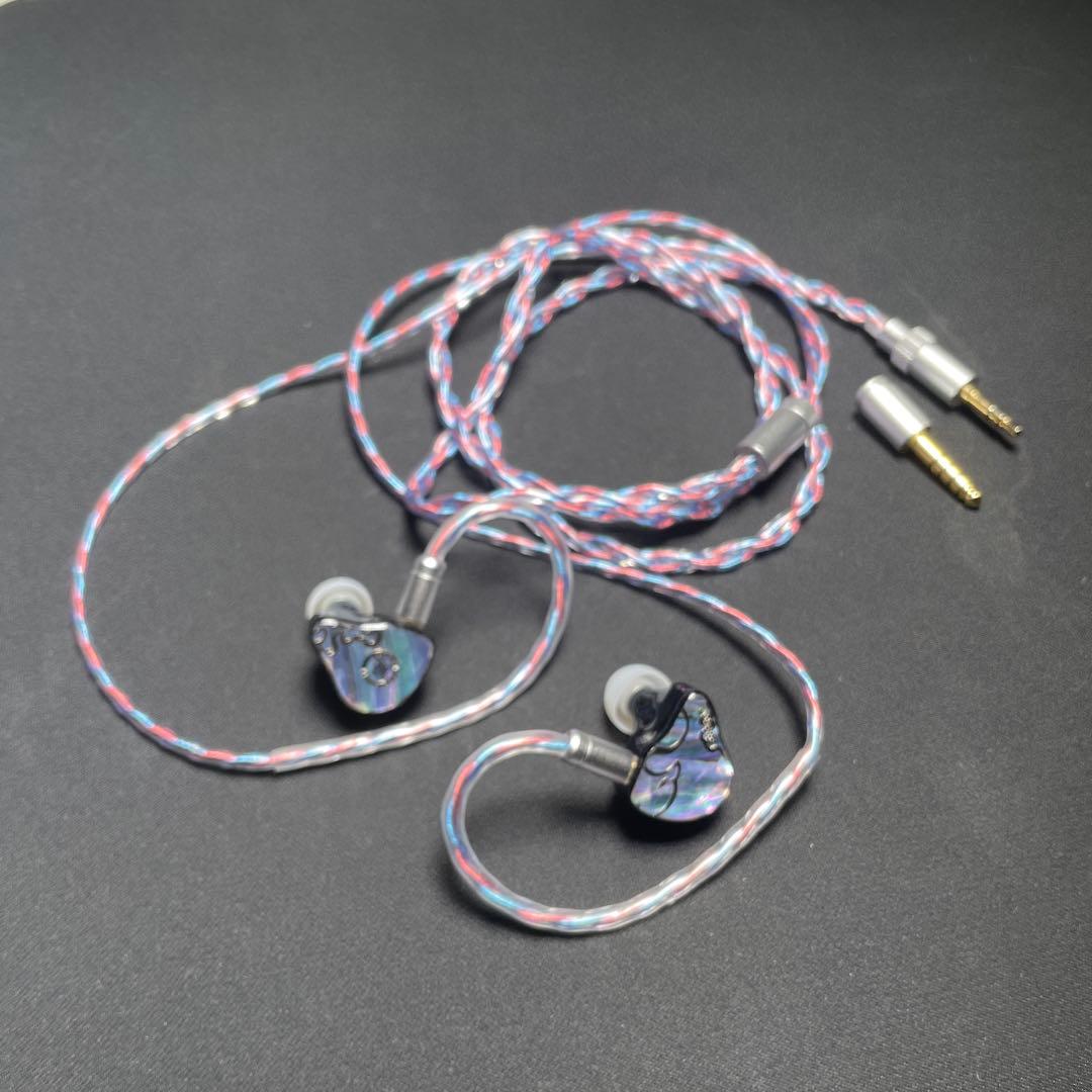 HiFiGoJuzear 鳴神Defiant 3.5-4.4mm ゲームイヤホン