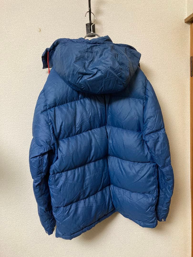 フード付 70sノースフェイス茶タグシェラパーカー ダウンジャケットUSA製