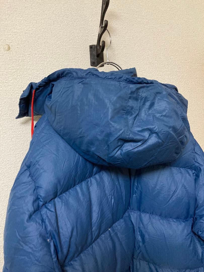 フード付 70sノースフェイス茶タグシェラパーカー ダウンジャケットUSA製